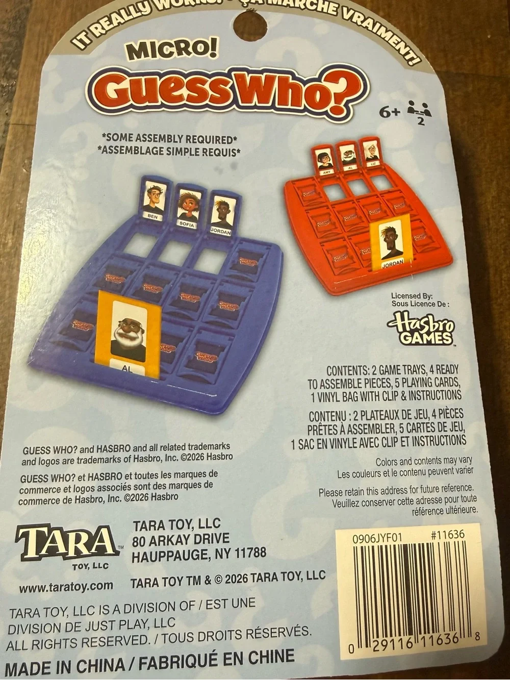 NWT Mini Guess Who Game
